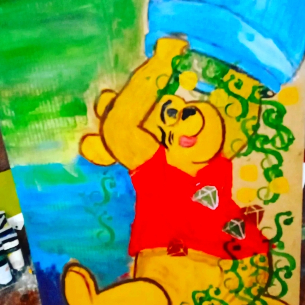 Winnie the Pooh painting